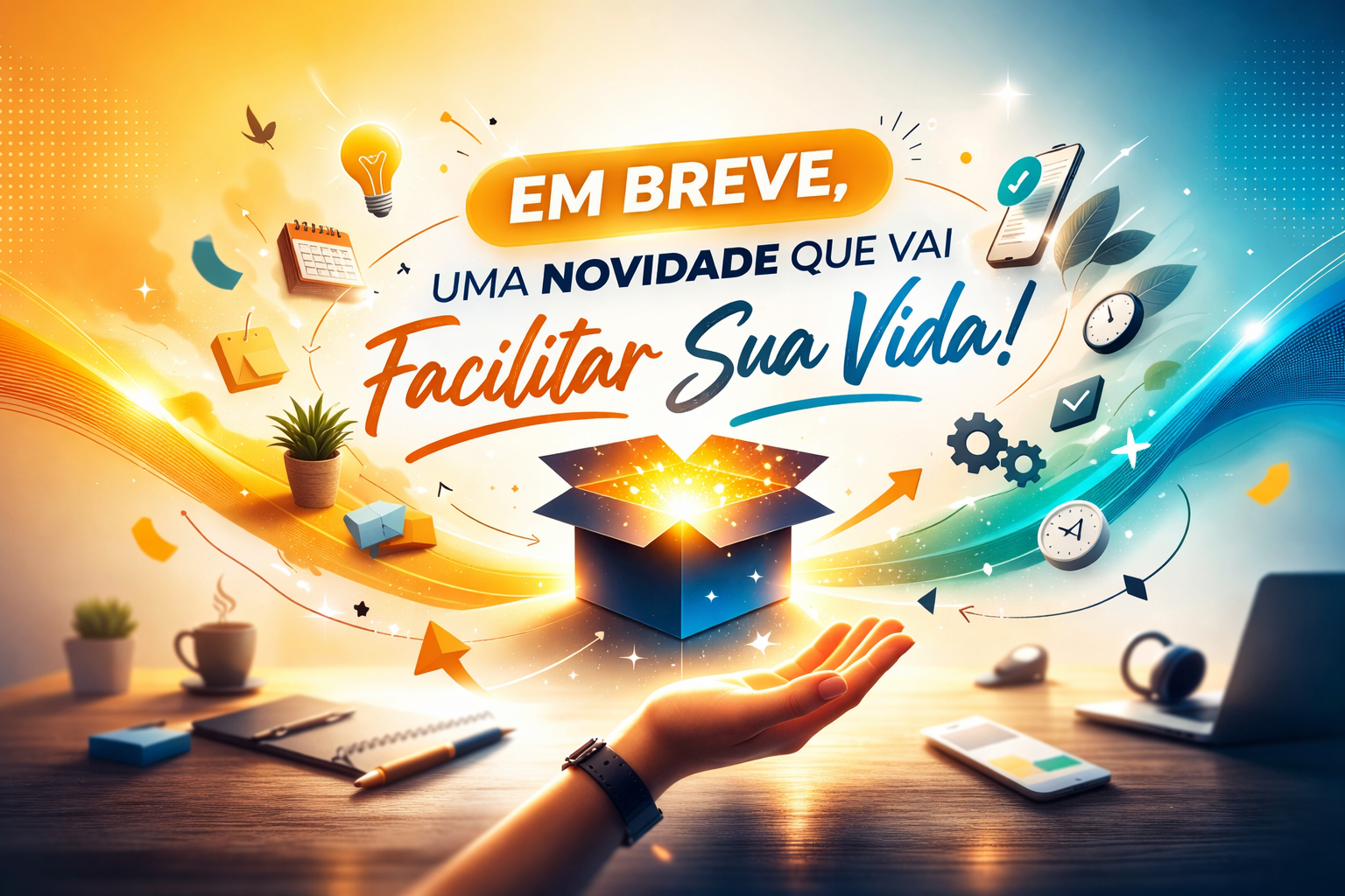 Em breve: uma novidade